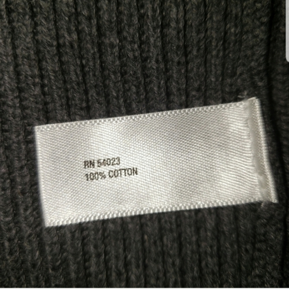 GAP mens large charcoal grey crew neck sweater - Picture 3 of 5